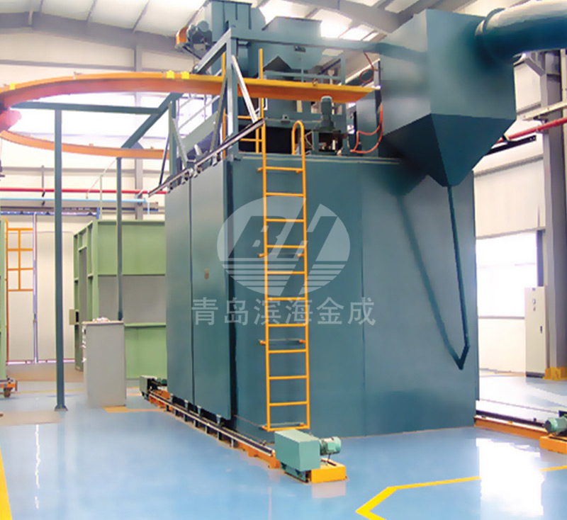 QT37系列環(huán)軌吊鉤通過式拋丸機